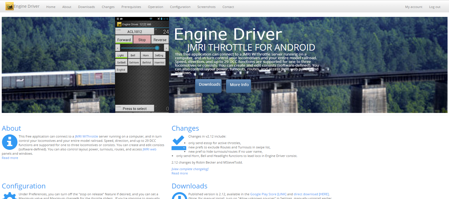 Engine Driver Android Throttle for WiThrottle Servers | M Steve Todd