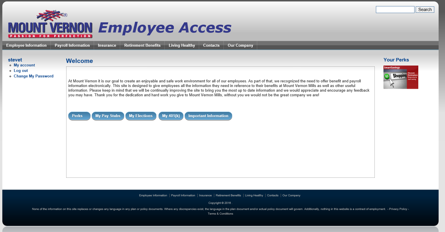 Mount Vernon Employee Access